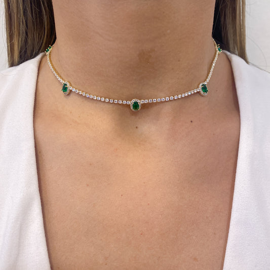 Cadena KATRU Dorado- Verde