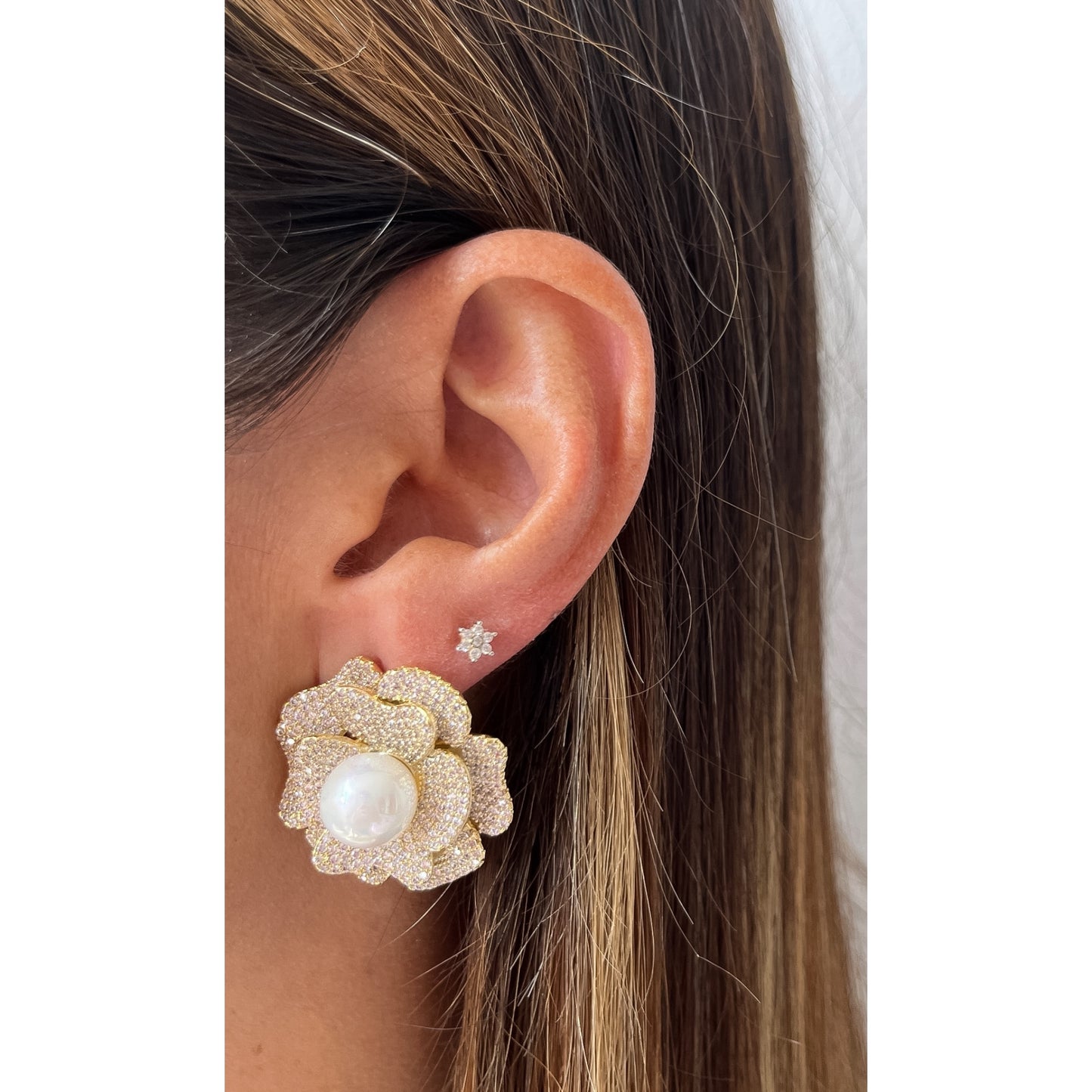 Aretes TENKI Dorado