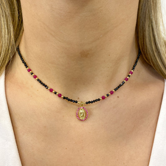 Collar DIPU Color Ruby (Virgen de Guadalupe)