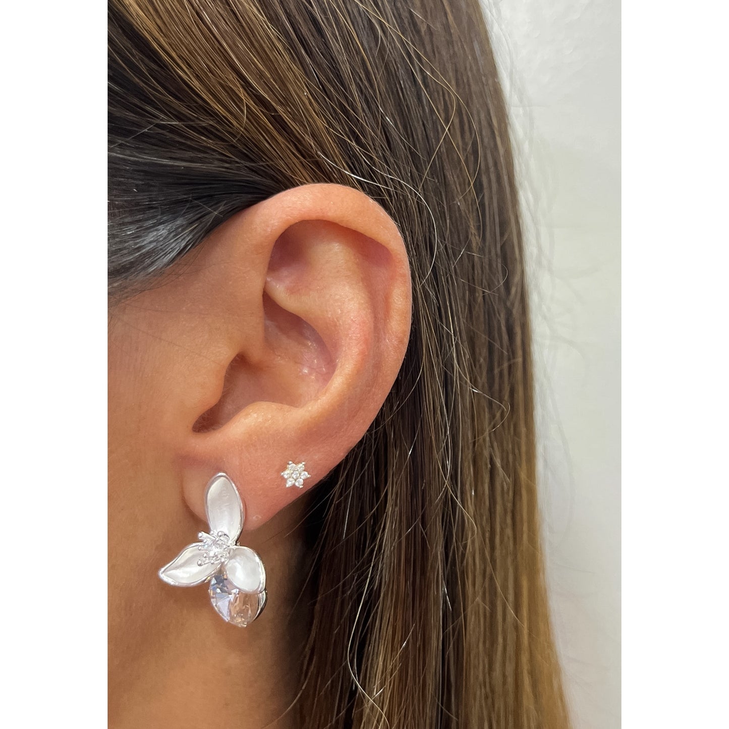 Aretes CIVA Plateado