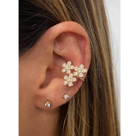 Earcuff UNAY Clear / Rose Gold