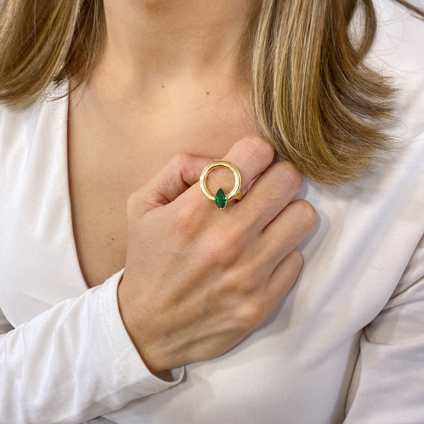 Anillo VIJIZA Ajustable (Talla 6.1/2 - 7.1/2)