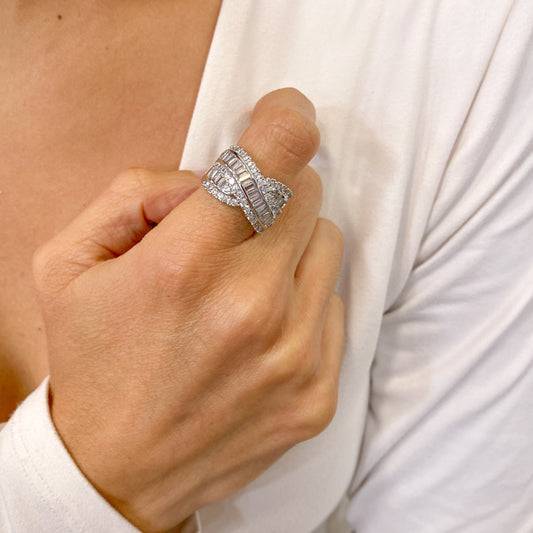 Anillo FAVY Plateado (Talla 6 1/2)