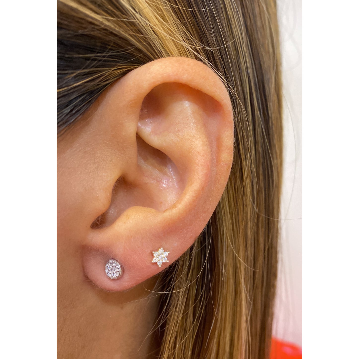 Aretes UTIN Plateado 5mm