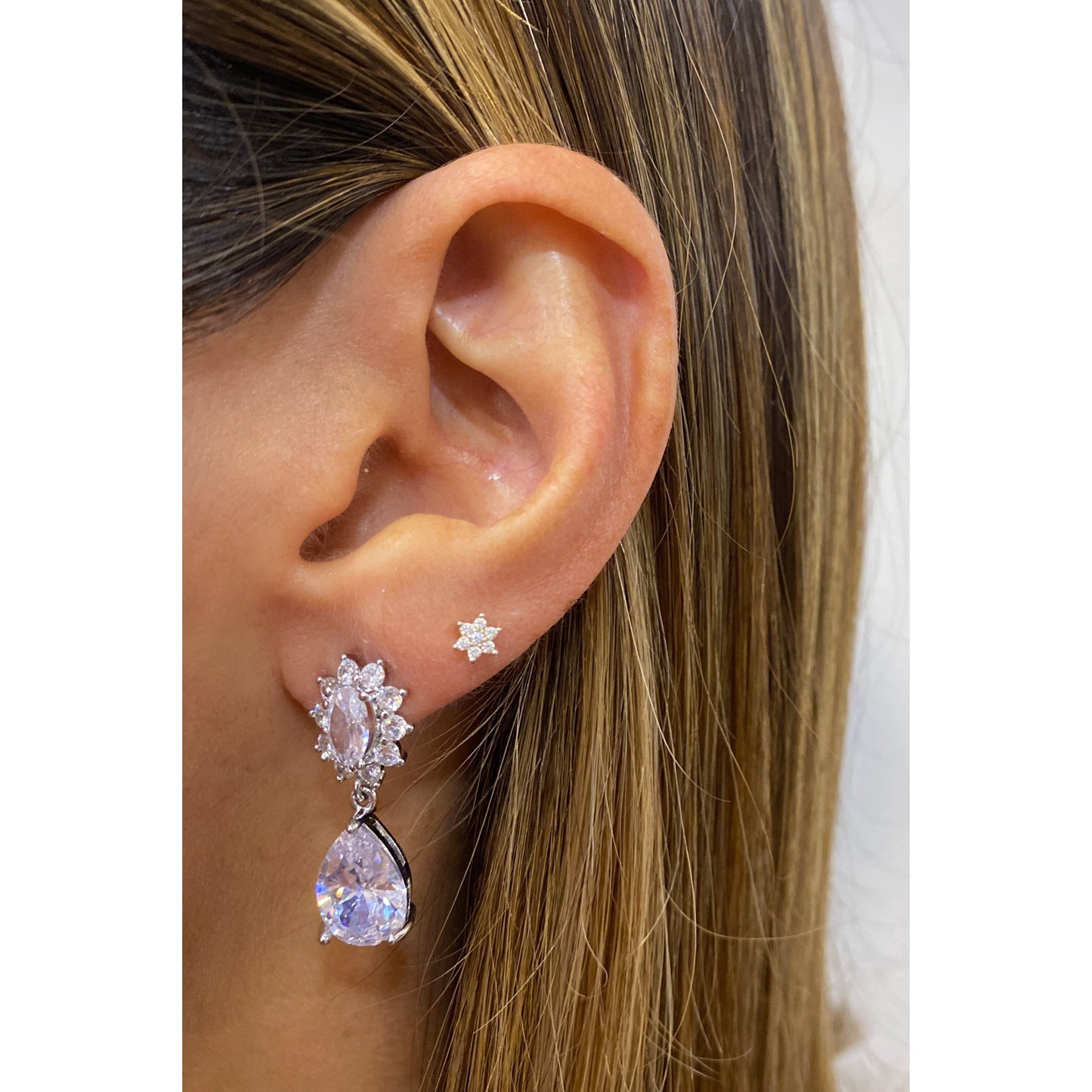 Aretes KOPIN Plateado