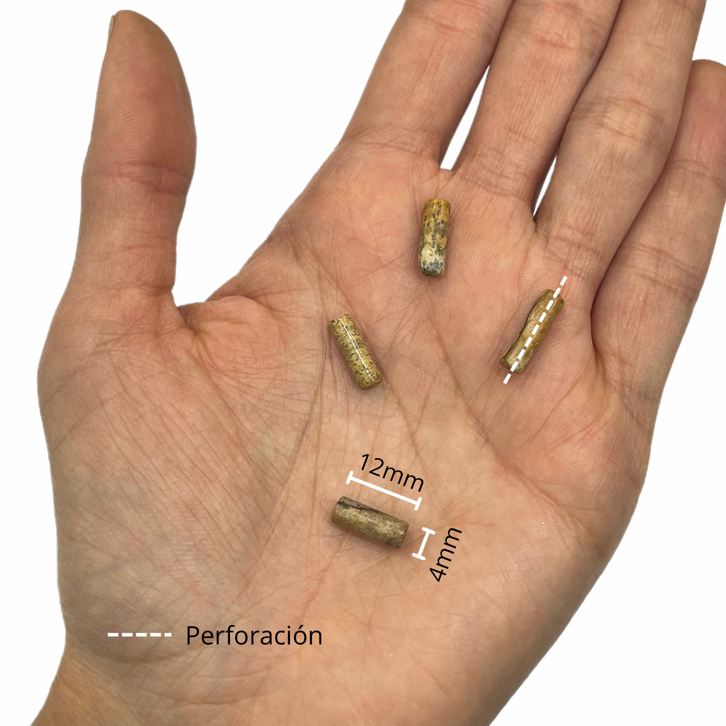 Barril Jasper 12*4mm