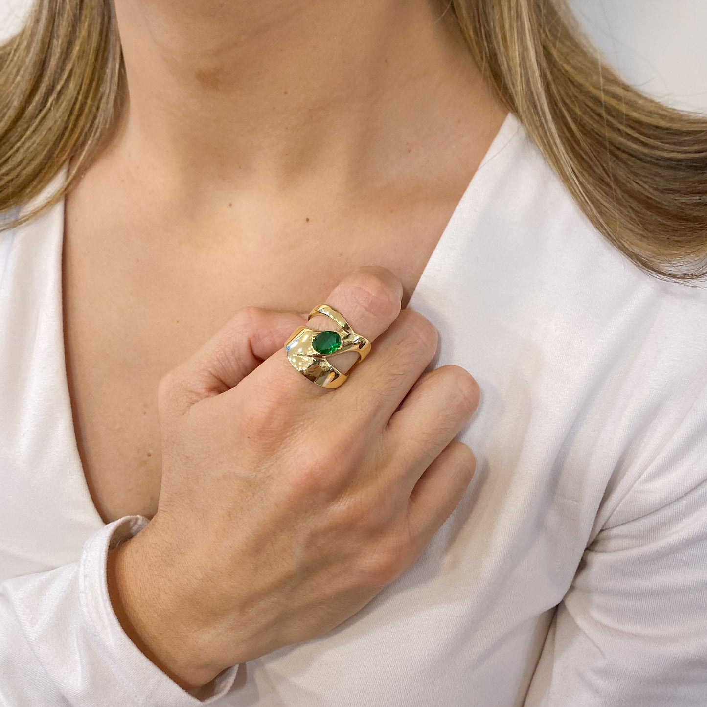 Anillo LENBU Ajustable (Talla 6-7)