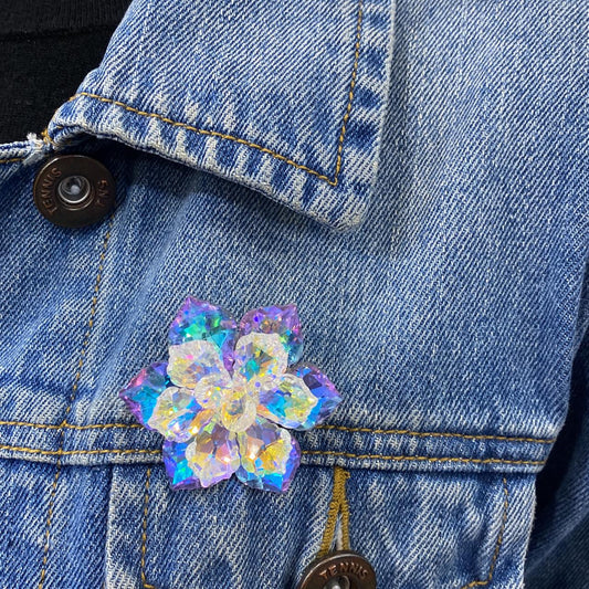 Prendedor DRAFON Tornasol-Lila