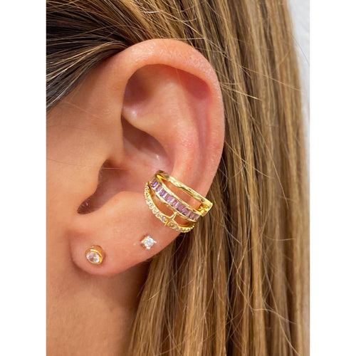 Earcuff ZIKA Lila