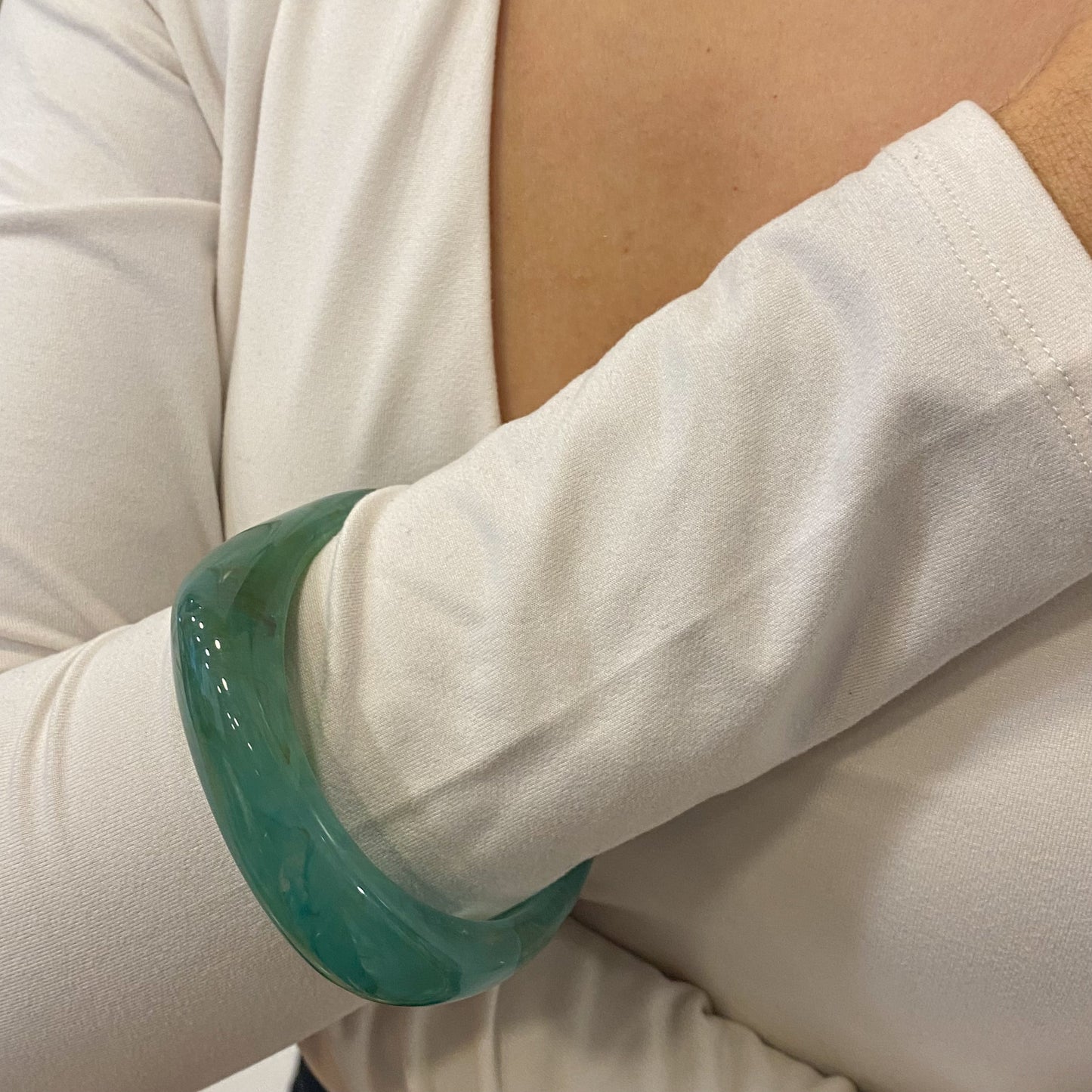 Pulsera AKZI Verde Efecto Humo