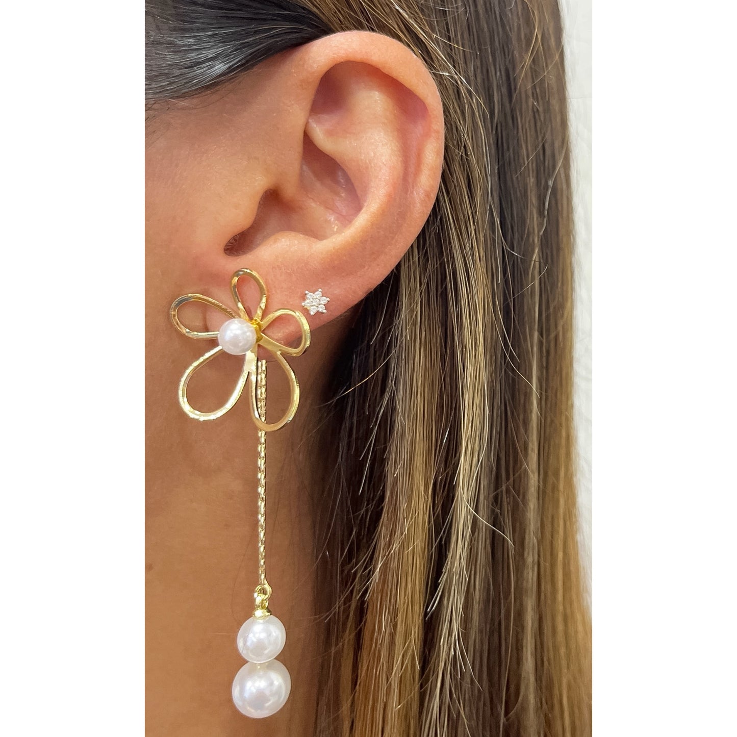 Aretes FLAVY Dorado