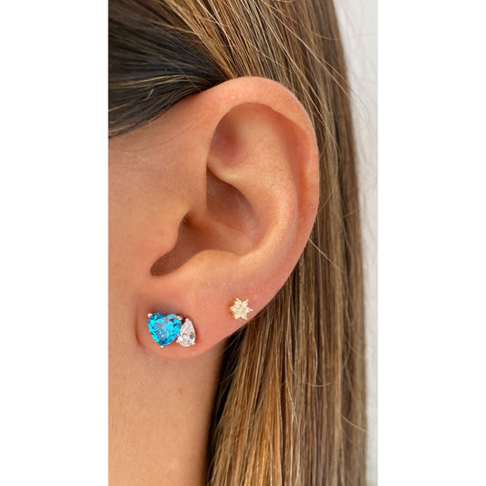 Aretes KANDE Color Aguamarina