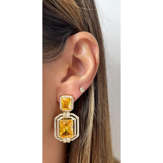 Aretes DURT Amarilla / Dorado (Copia)