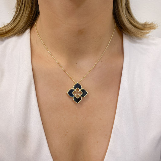 Collar DIKON Negro (Dije 3cm)