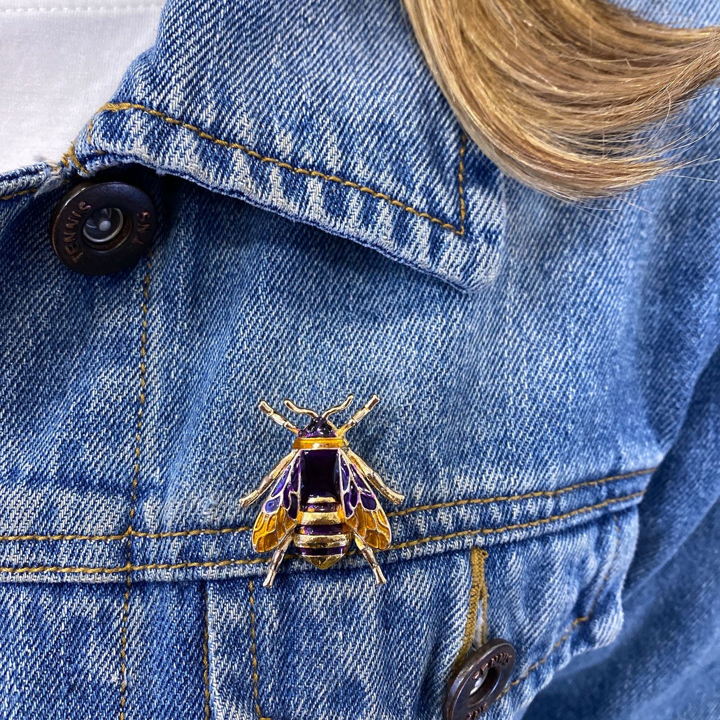 Prendedor BEJI Morado