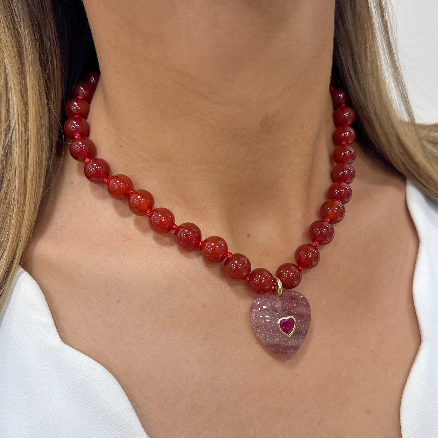 Collar DUKON Cornalina