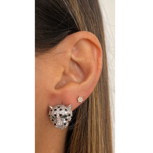 Aretes ORKUNA Plateados
