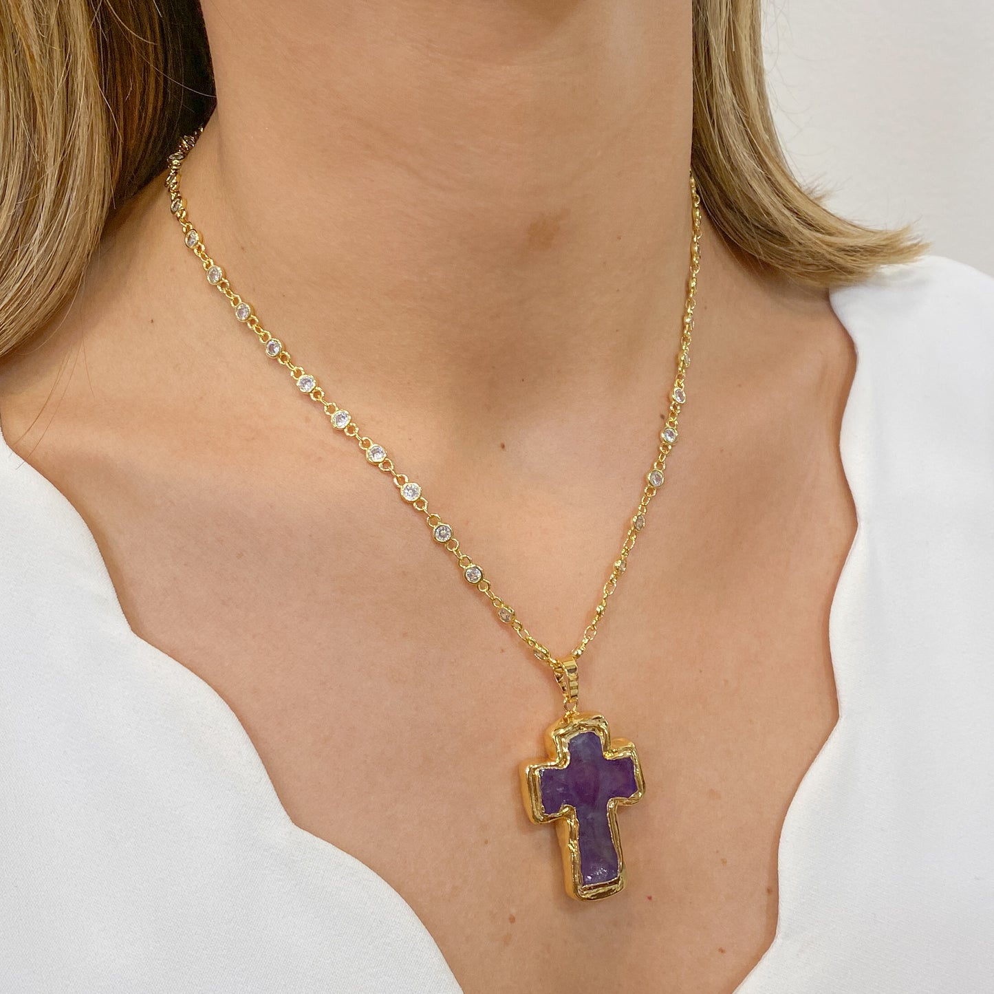 Collar FRALU Morado (Amatista)💜