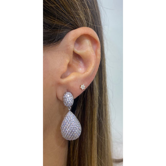 Aretes NAWE Plateados