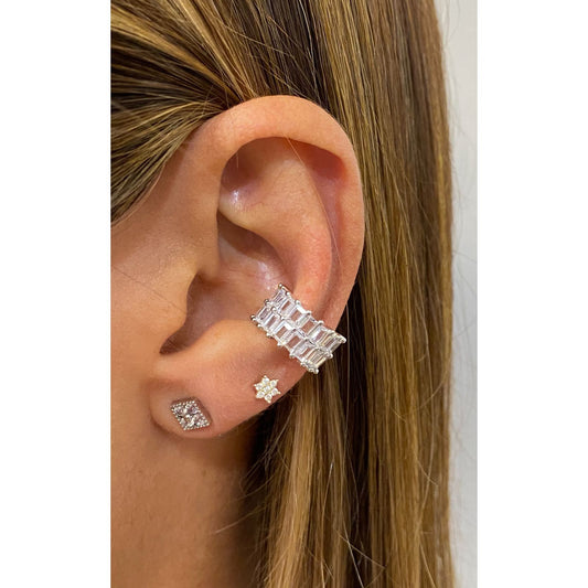 Earcuff GAKI Plateado