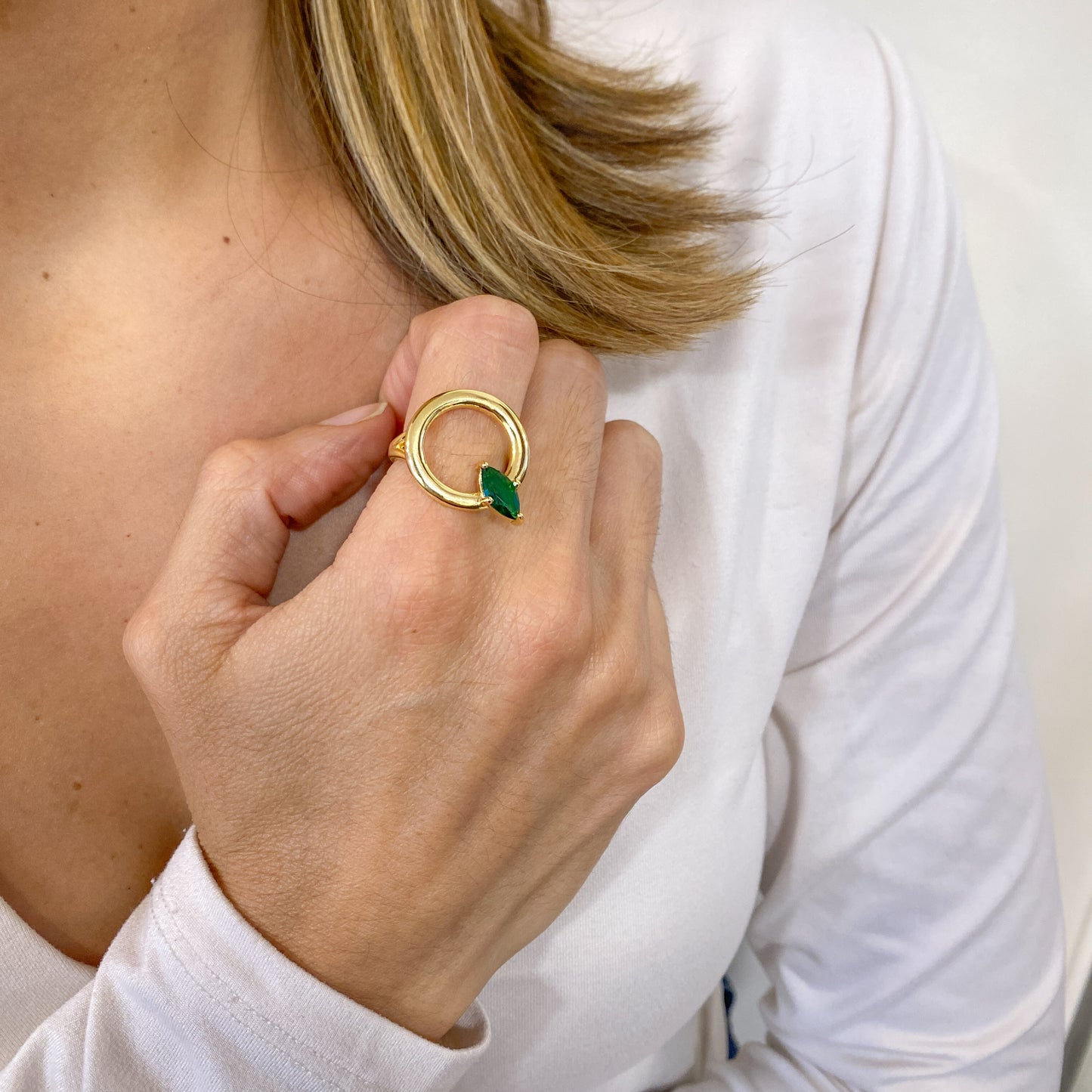 Anillo VIJIZA Ajustable (Talla 6.1/2 - 7.1/2)