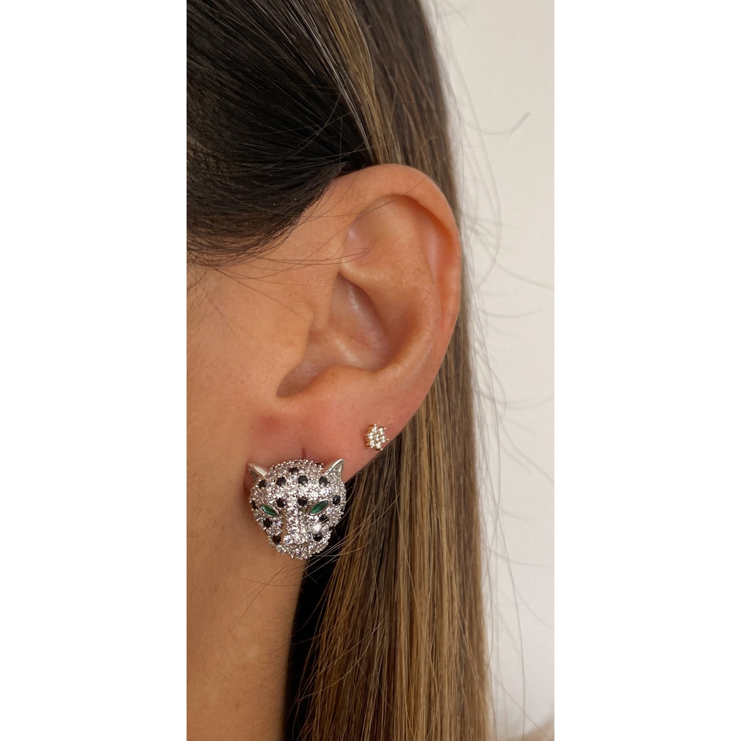 Aretes ORKUNA Plateados