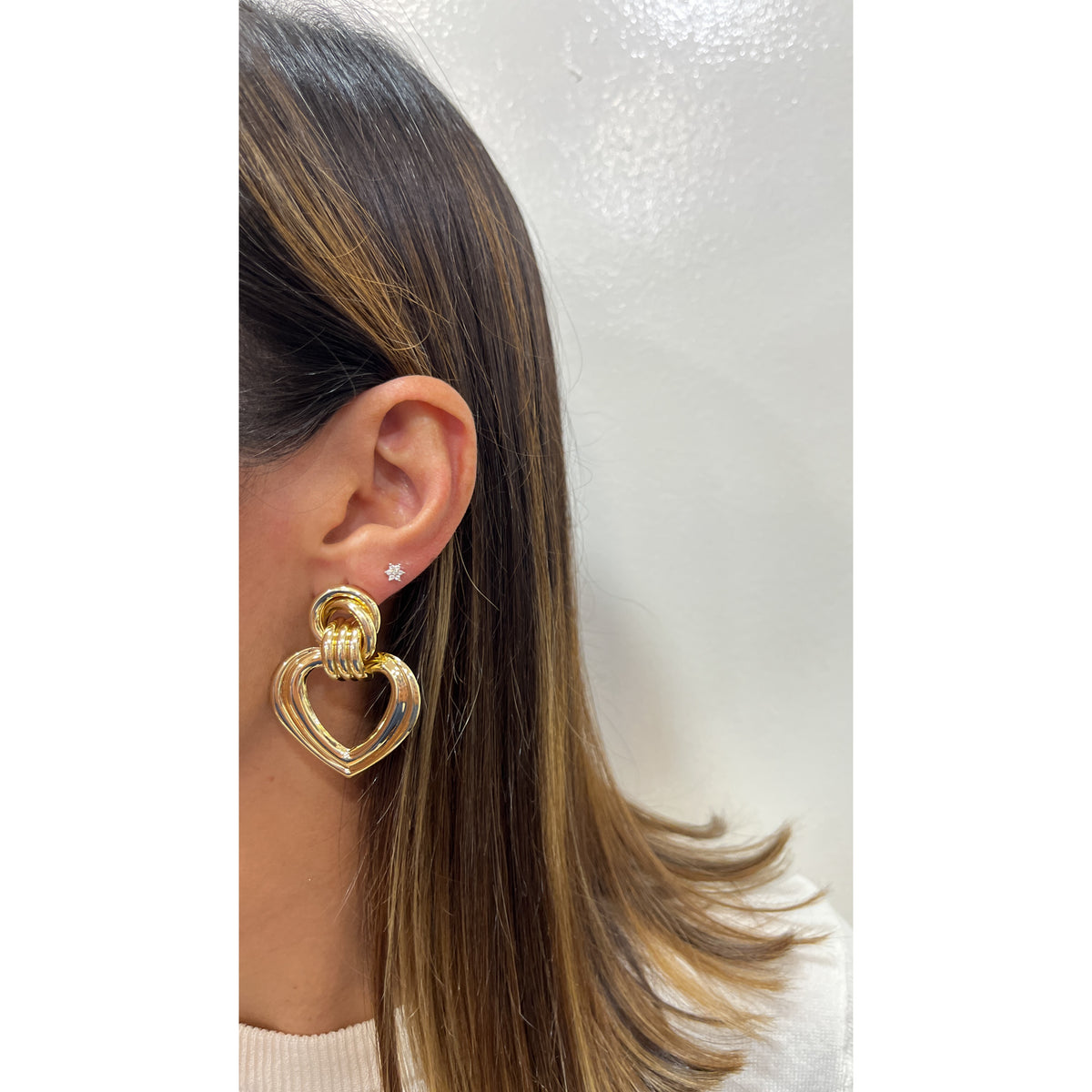 Aretes KINE Dorados