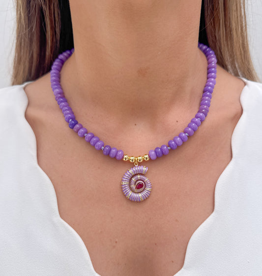 Collar TERBA Morado
