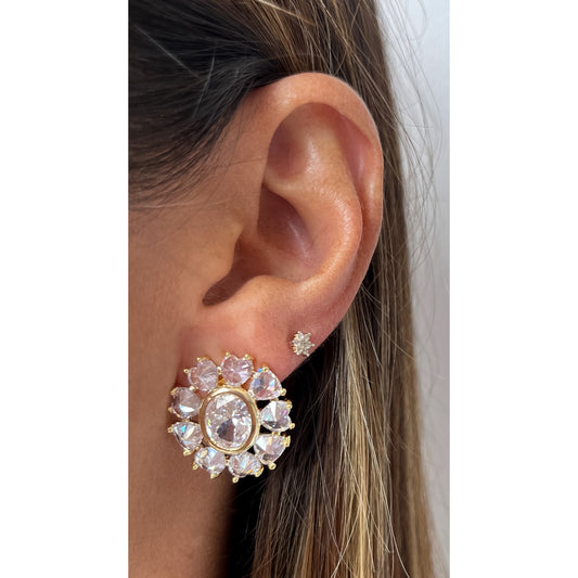 Aretes KOLY Clear / Dorado
