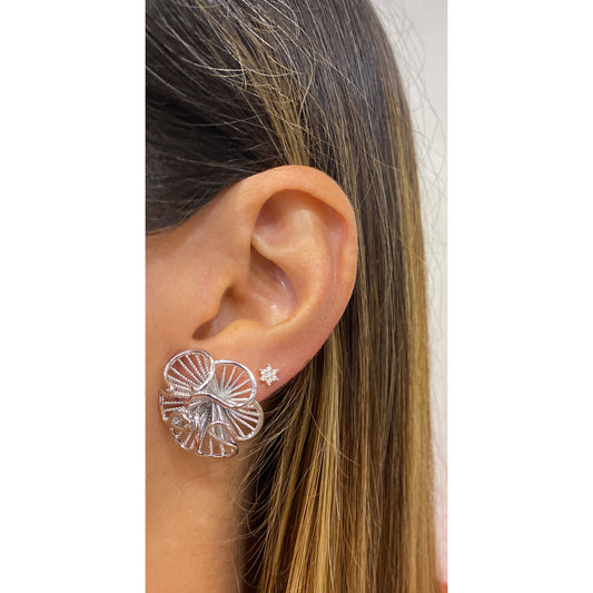 Aretes MALYR Plateado