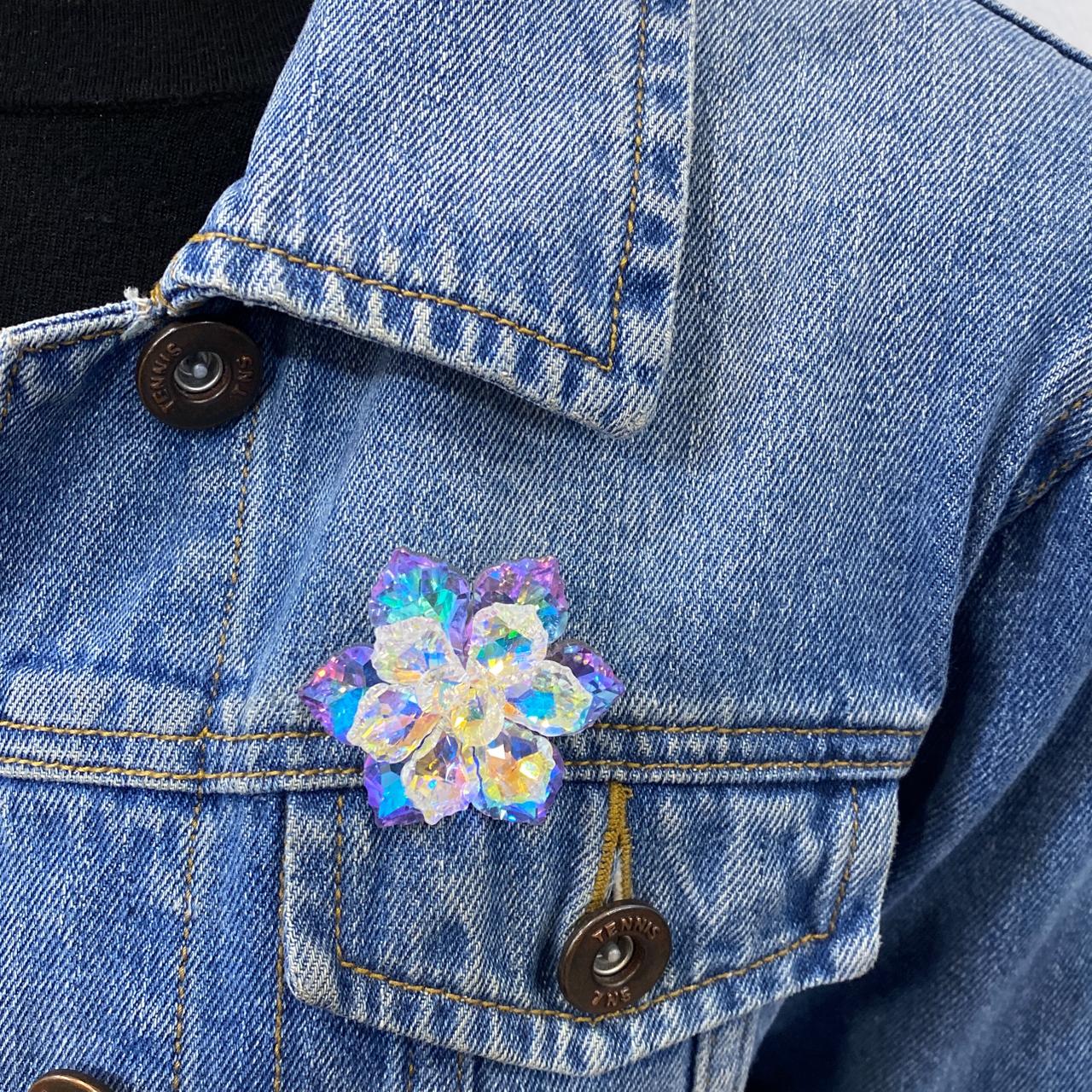 Prendedor DRAFON Tornasol-Lila