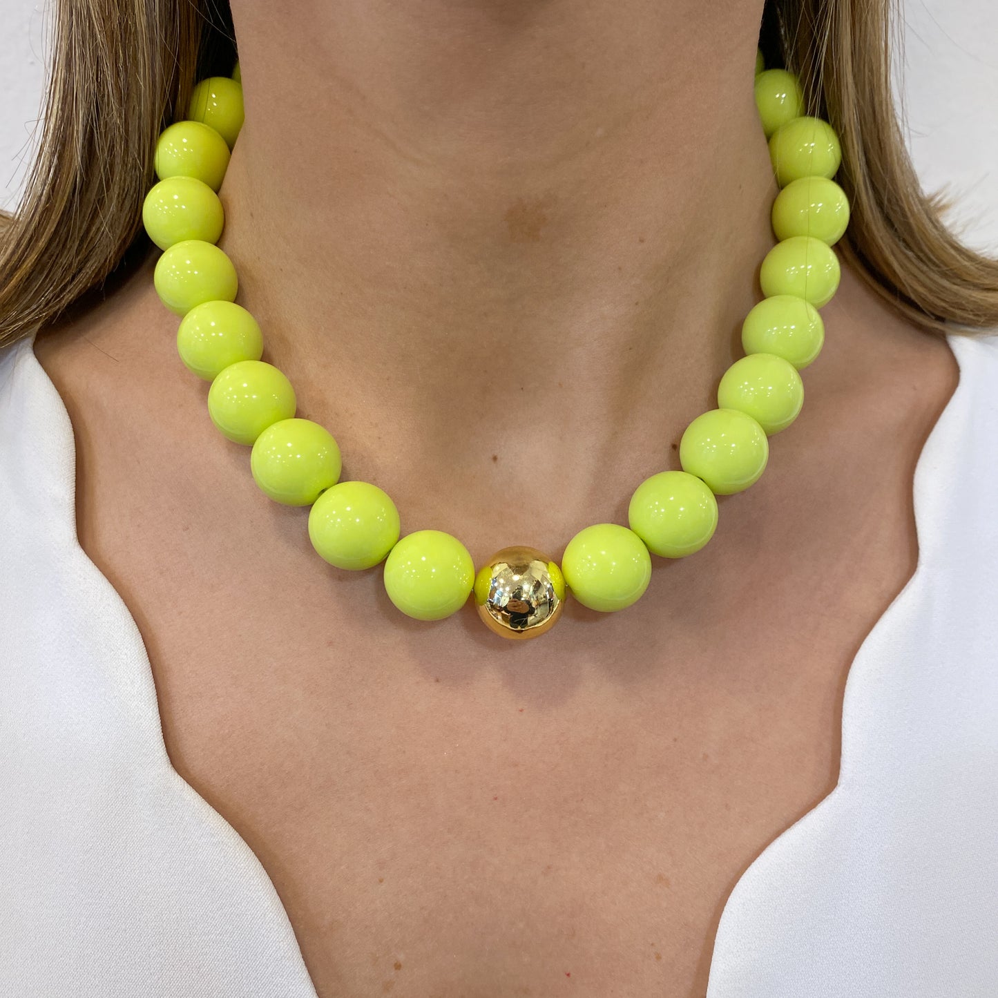 Collar FOPU Amarillo Neon