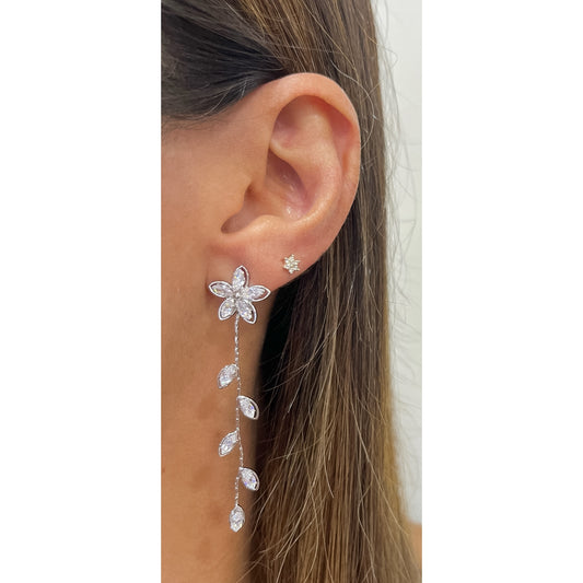 Aretes IVAR Plateado