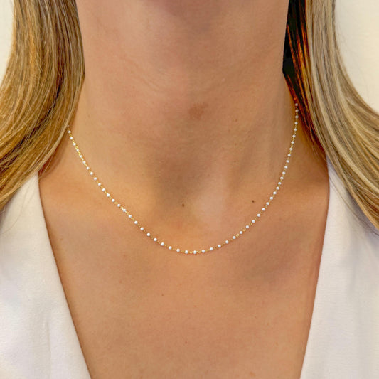 Collar TAVY Blanco