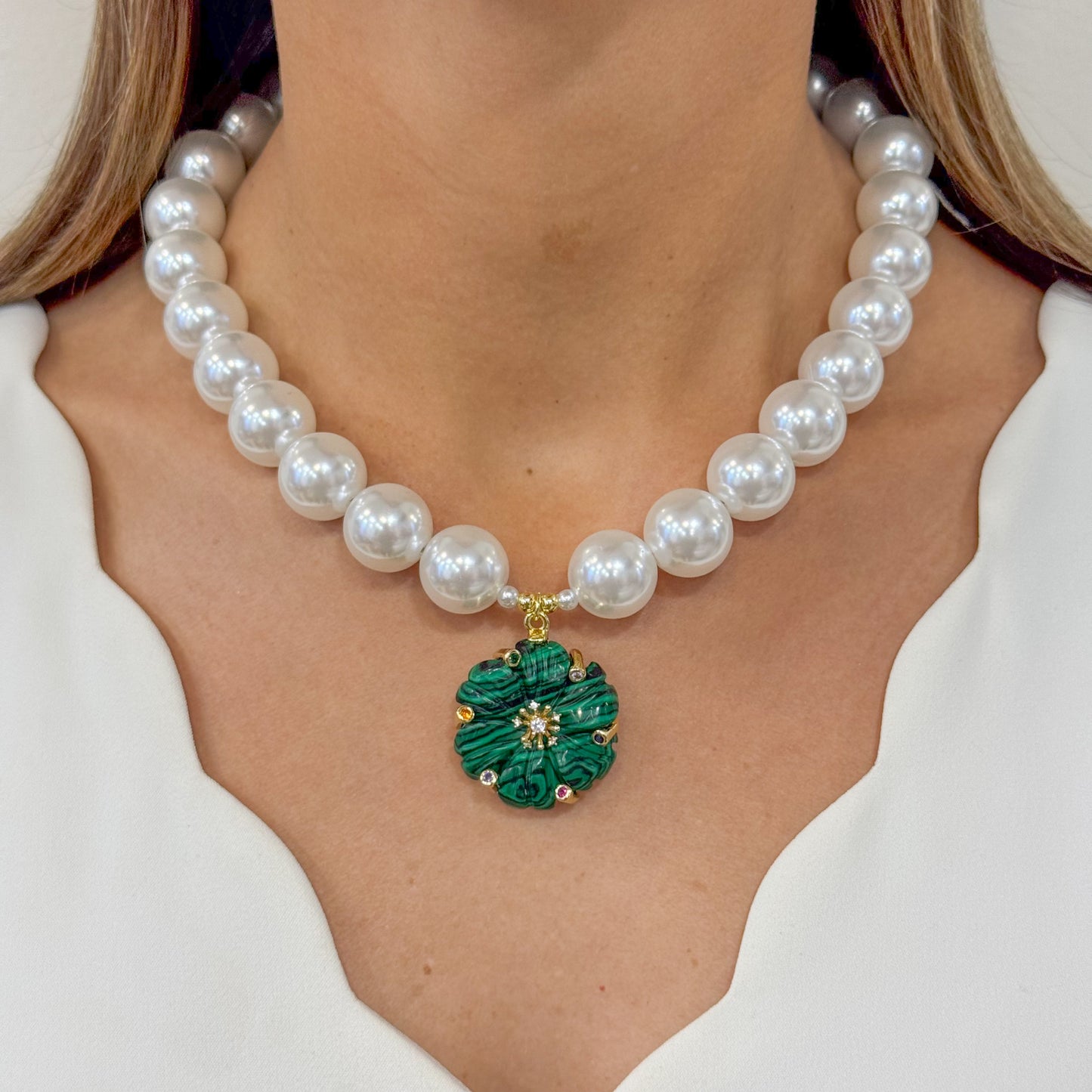 Collar UNKI Color Malaquita