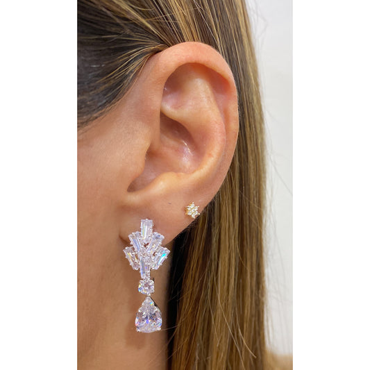 Aretes JATAR Plateado