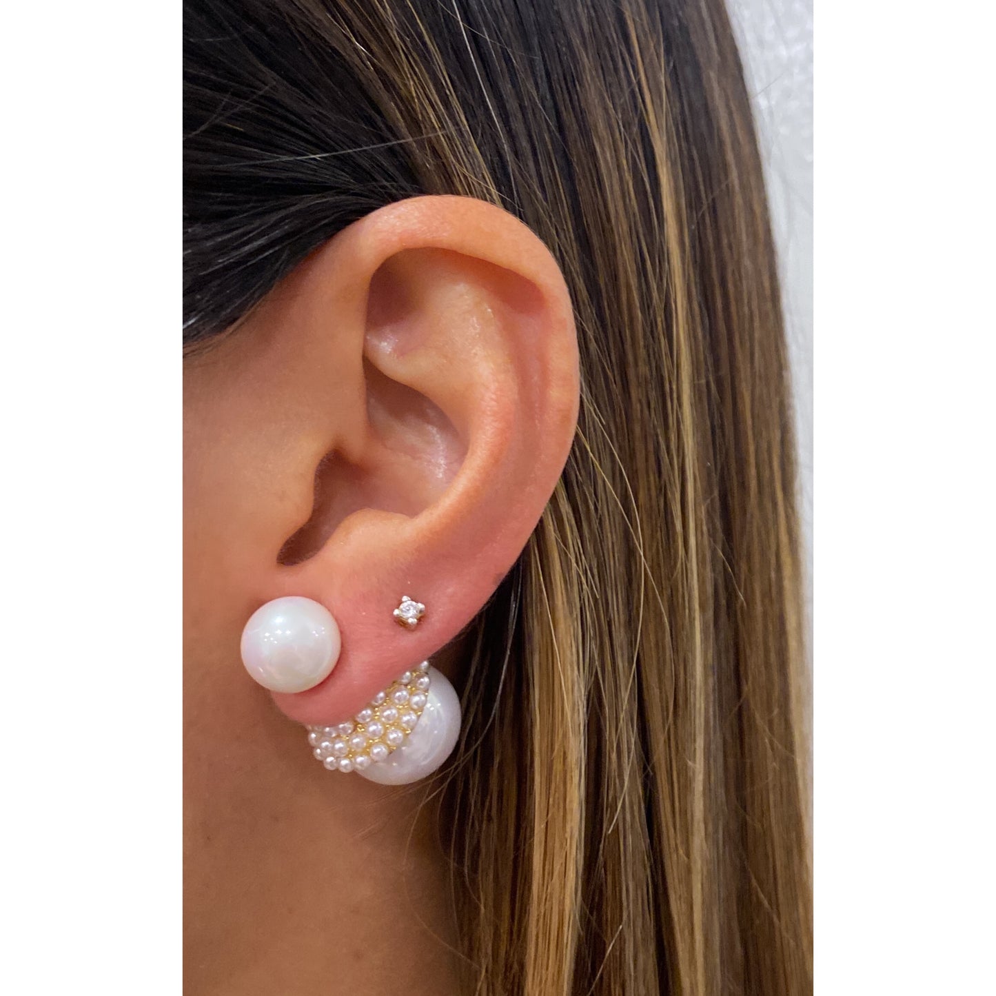 Aretes VIOOA Double Sided - Dorado