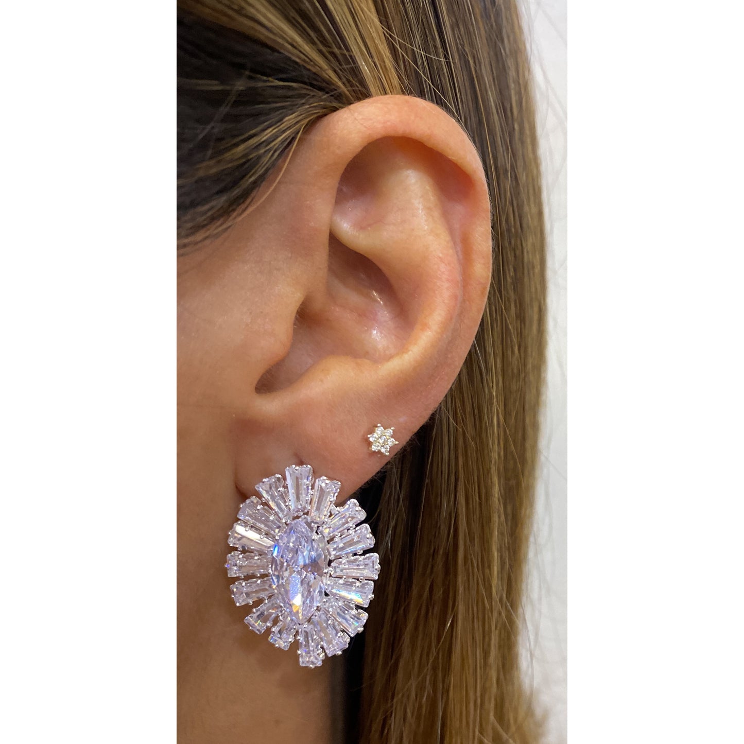 Aretes JEKLI Plateado