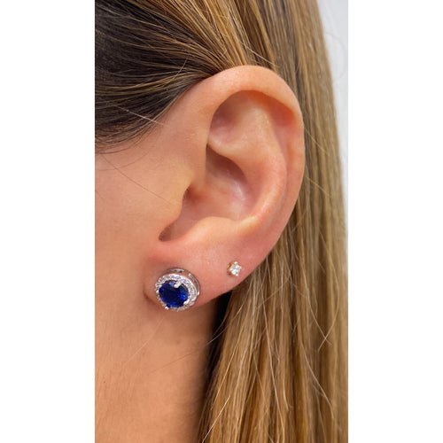 Aretes SIKMA Azul ( 10mm )