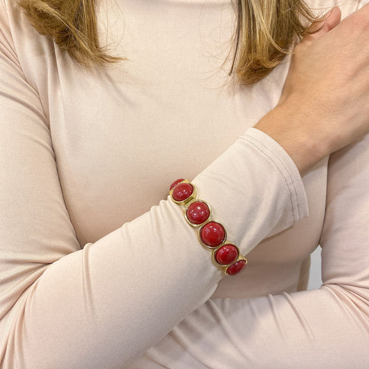Pulsera Elástica BREMY Roja