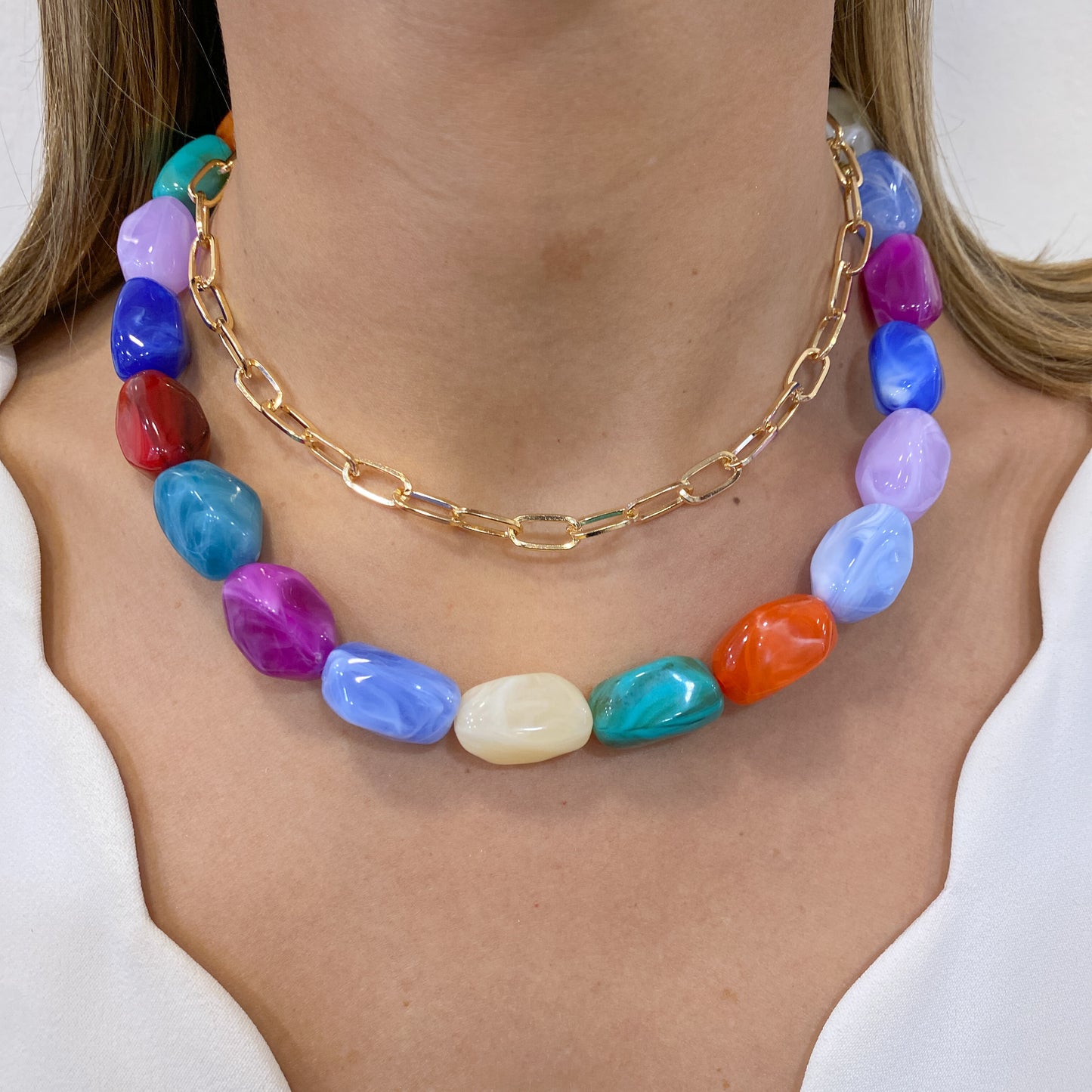 Collar NAJKI ( Collar Doble )