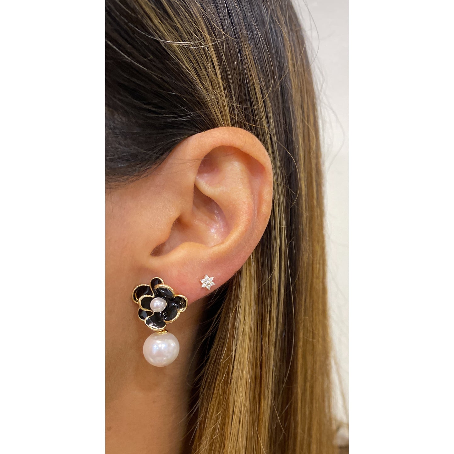 Aretes DULFI Negro