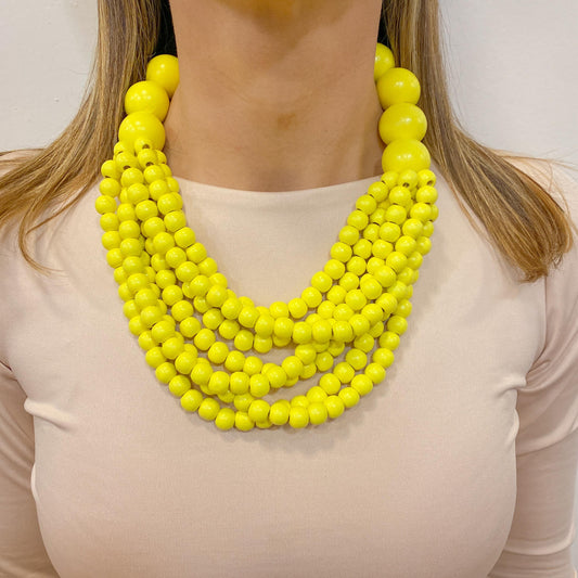 Collar DRAPY Amarillo