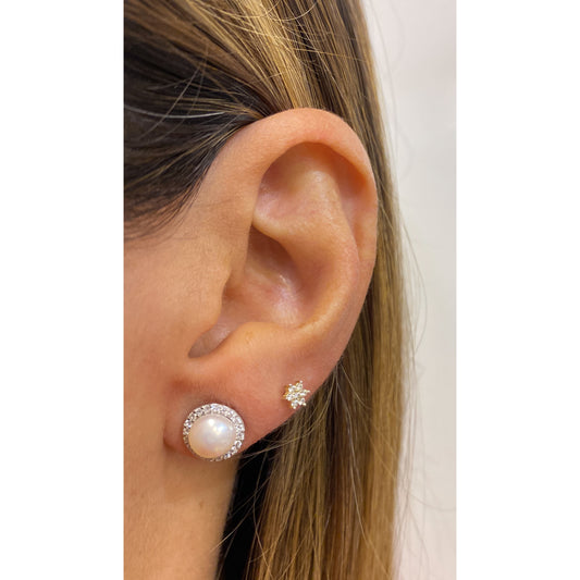 Aretes NUGU Plateado