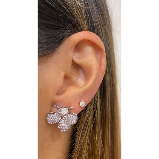 Aretes BANU Plateado