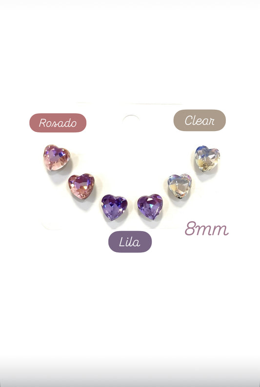 Set Aretes TRAWY Lila-Rosado