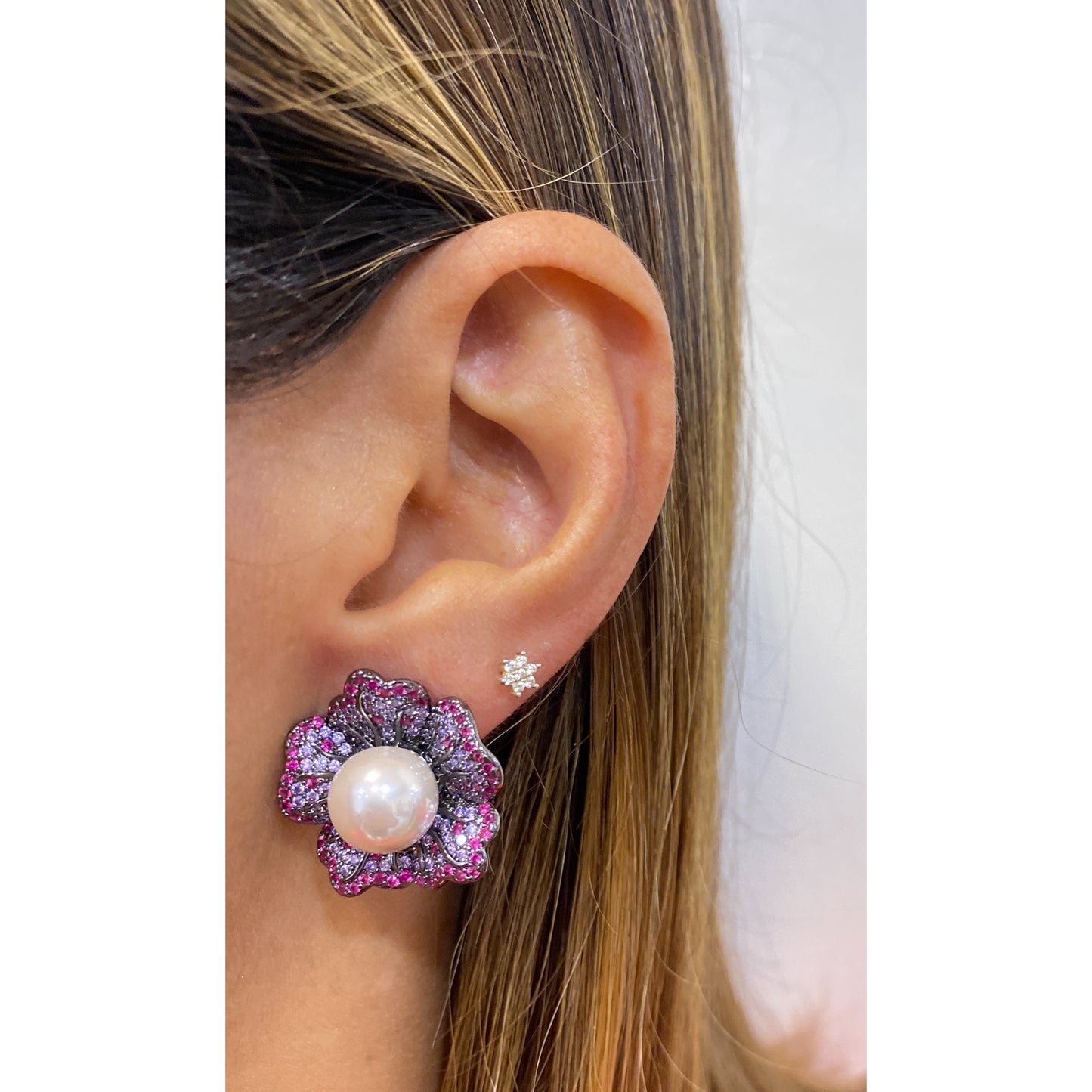 Aretes ANCINE Morado