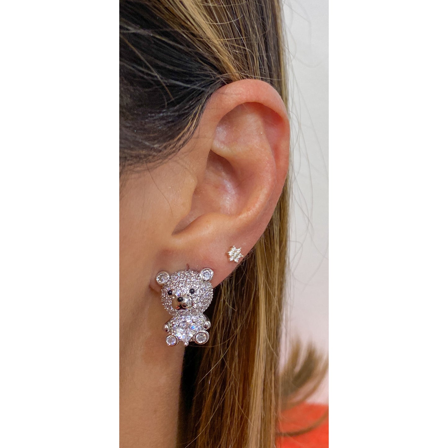 Aretes OGIN Plateado