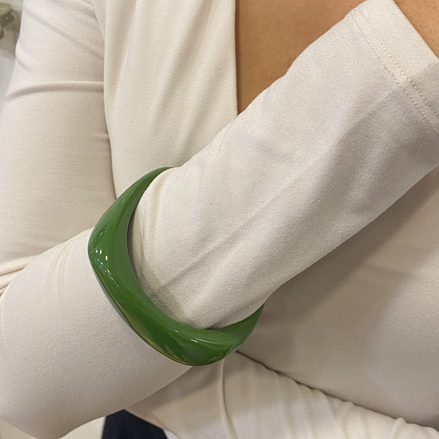 Pulsera AKZI Verde Mate