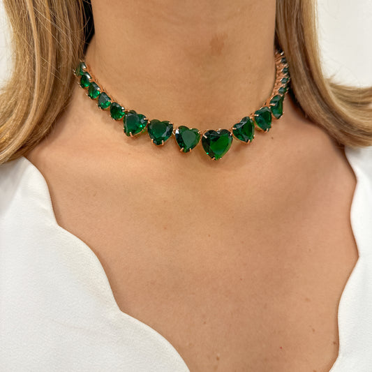 Collar LIKTO Verde Esmeralda